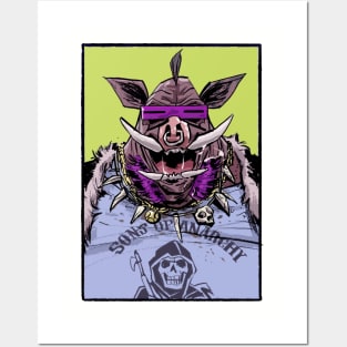 Bebop TMNT Posters and Art